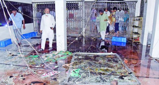 Fire & Explosion At Mosque In Narayanganj
