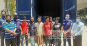 6 arrested in Chandpur